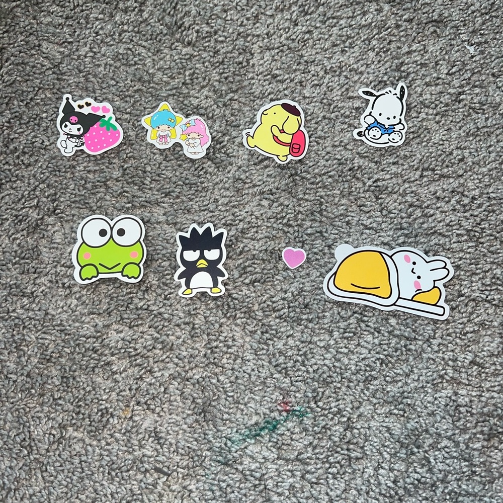 3 for $12 Cute hello Kitty Cartoon Character Stickers Set
